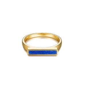 NEW 18K gold plated sterling silver ring, elegant,trendy, stylish, designer
